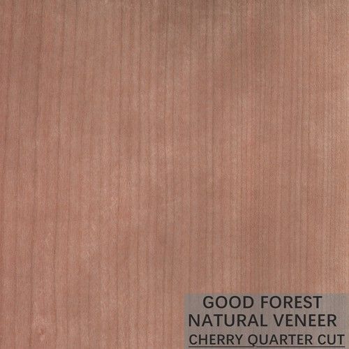 Dekorations-natürliche Cherry Veneer Quarter Cut Smoked-Farbe populär