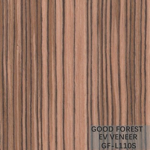 EV-Furnier-Blattzebra führte Furnierholz-natürliche Farbgerades Korn aus