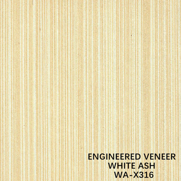 Fantasie ordnete weißen Ash Wood Veneer mit einem - Schnitt der Scheiben-X316 für Innentüren neu an