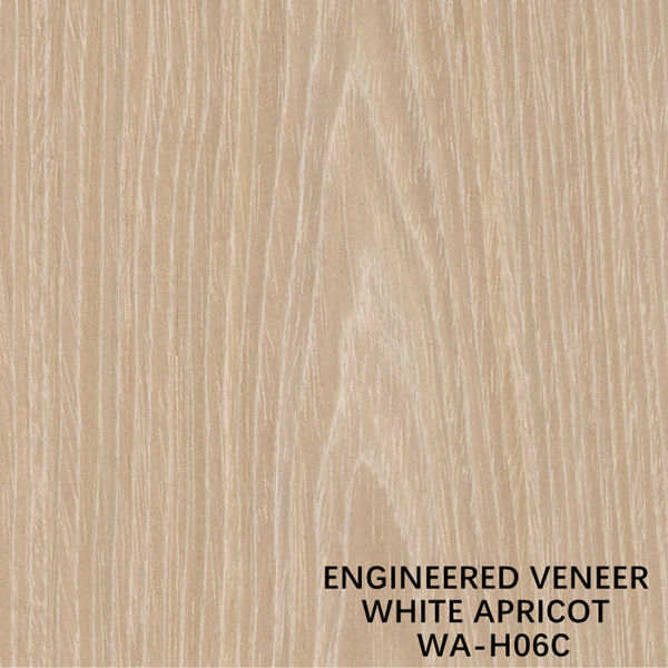 Schor Möbel-künstliches Furnierholz-Kronen-Korn-weiße Aprikose H06C 0.15-0.6mm zurück