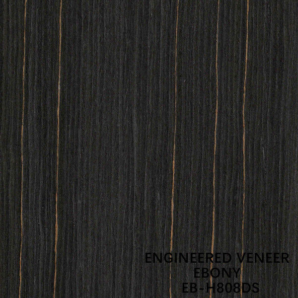 Türgesichtsimulation Ebenholzfurnier H808DS, gerade Maserung, doppelte Farbe, 2500–3100 mm