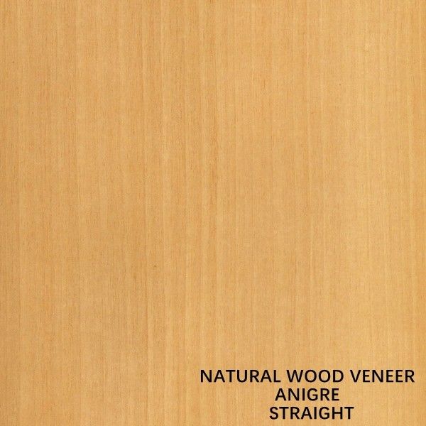 Dekoration Natürliche Anigre Holz Veneer Viertelschnitt Gerade Korn Aningre Für Türen Und Fenster