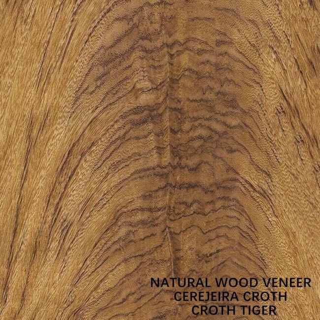 Natürliches Cherry Crotch Veneer Specially Tiger Korn Amerikas für Hotel-Dekoration