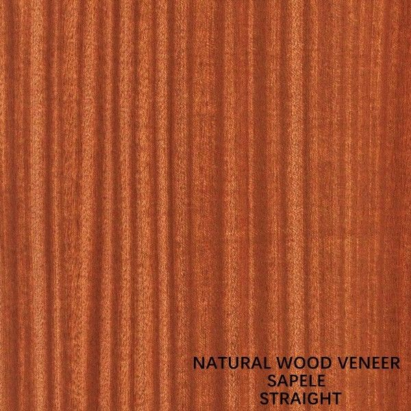 Viertel schnitt gerades natürliches Sapele Furnierholz Afrikas für Gesichter und Parkett