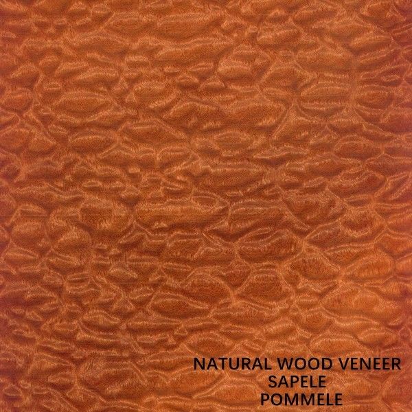 Natürliches Sapele Furnierholz-exotisches Korn Pommele Afrikas für Klaviere und Möbel-Gesichter