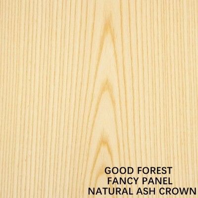 Gegenübergestelltes natürliches fantastisches Sperrholz Ash Crown Wood Veneers E0/E1/Mdf/Spanplatte kundengebundene Längen-China-Fabrik