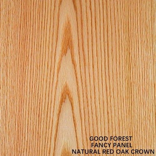 Rote Eiche Fancy Mdf Krone Getreide Holz Veneer Schlupfmatch Möbelmaterial kundenspezifisch Farbe frei