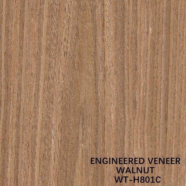 Rekonstituiertes Walnussholzfurnier mit flacher Kronenmaserung für Türen und Fenster mit einer Dicke von 0,15–0,55 mm
