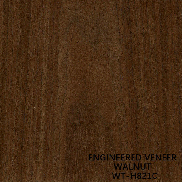 Kronenmaserung dunkelbraunes Walnussholzfurnier für Schrankfront 2500–3100 mm, individuell angepasst