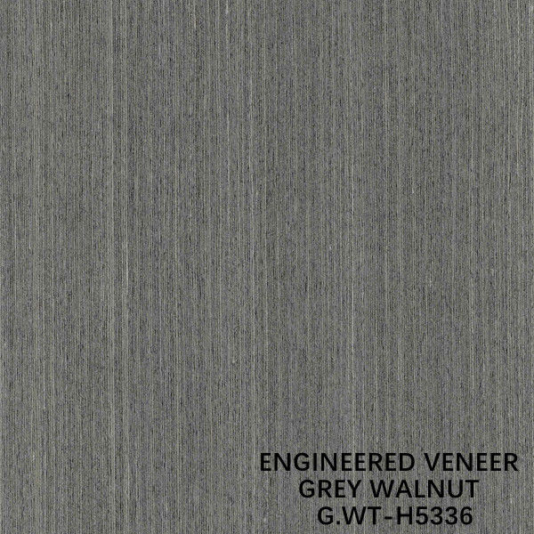 Technische Walnussholz Veneer Silber Farbe Gerade Feinlinie Getreide für Tür und Schrank Gesicht WT-H5336
