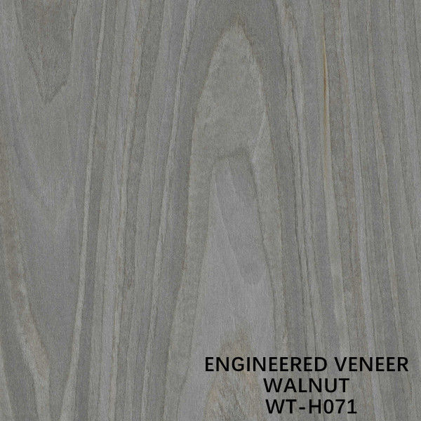 Rekonstituiertes Walnussholzfurnier mit grauer Kronenmaserung für Innentüren mit einer Dicke von 0,15–0,6 mm