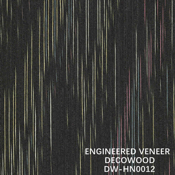 Unregelmäßige Textur, konstruiertes Decowood-Furnier HN0012 für Hoteldekoration 2500*640mm Standardgröße