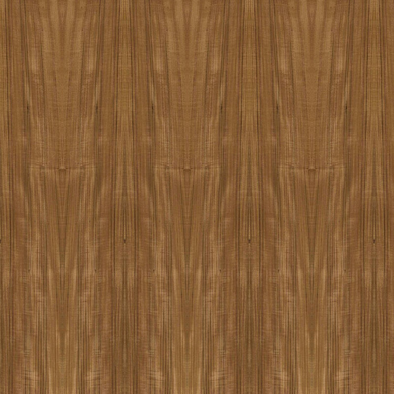 Ausgefallenes Sperrholz, natürliches Teakholzfurnier, kontrastierende Viertelmaserung, ohne Farbe, für dekorative Tafel im Innenbereich