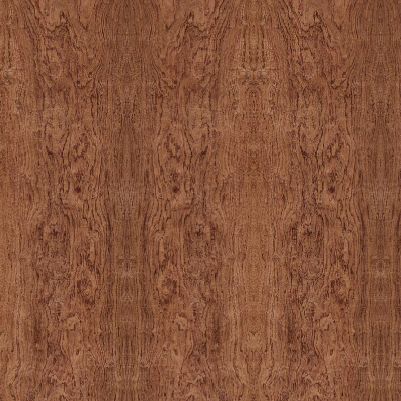 Fantasie Bubinga-Sperrholz-Gruppen-Korn-hohe Qualität für Hotel-Dekoration 2440/2745/3050mm verlängerte Größen-China-Fabrik