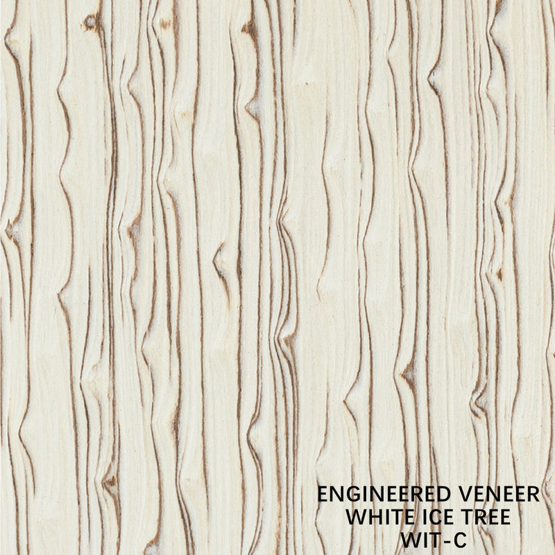 Simulation Holz Weißes Eis Baum Veneer 3100mm Innendekorationsbrett