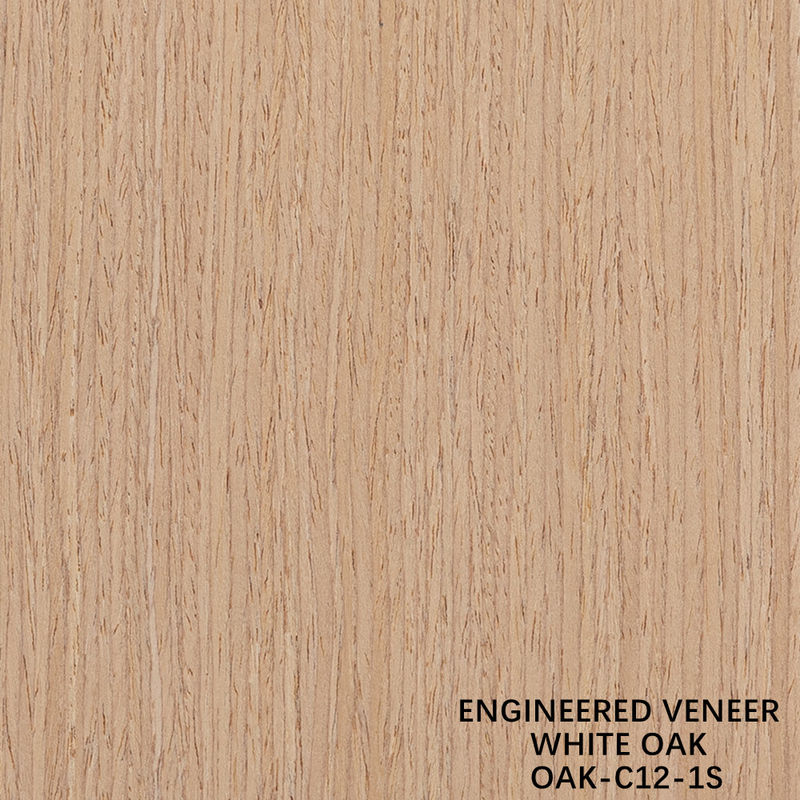 Simulation Holz Furnier Weiße Eiche 12-1s Gerade Korn 0,15-0,55 mm Zur Dekoration
