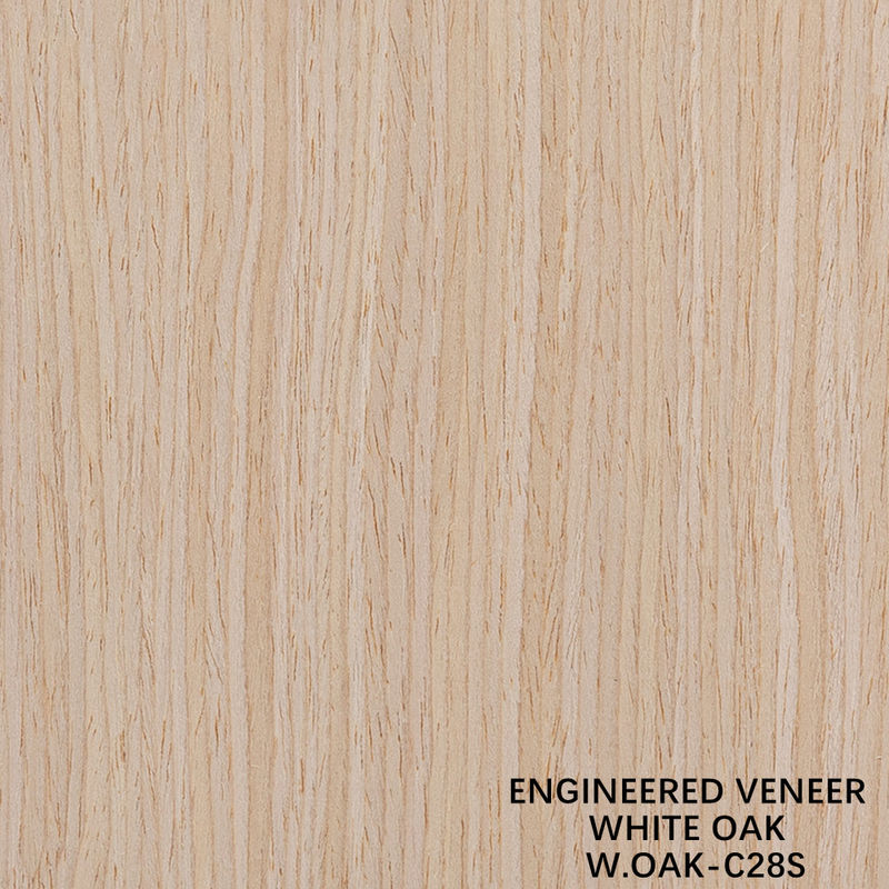 Rekonstituierte Dekorationsmaschinenbauteile aus weißem Eichenholz 28S Straight Grain Board