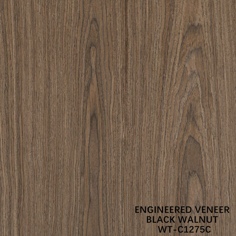 Künstliche Naturholz Veneer Crown Cut Walnuss Standardgröße 2500*640 Für Innendekorationsplatten