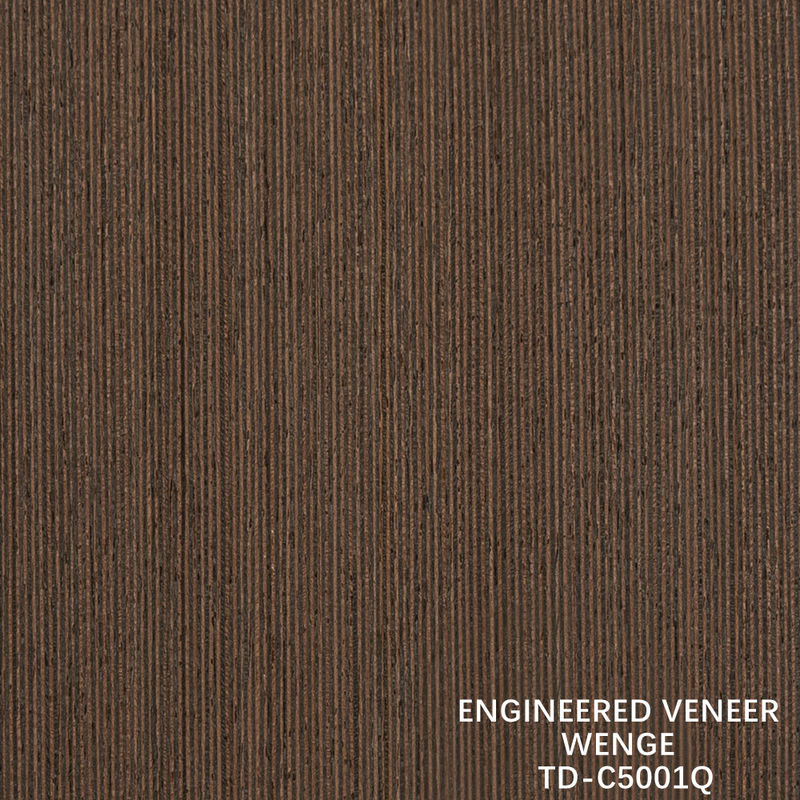Recon Wenge Holz Veneer Feinlinie Dicke 0,15-1,8 mm Fleeced Rücken für Innen Türen und Fenster