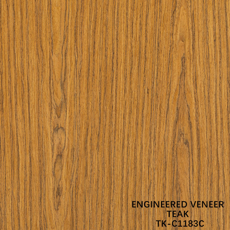 Fancy Rekommosierte Teakholz Veneer Länge 2200mm angepasst für Auto-Interieur Yacat