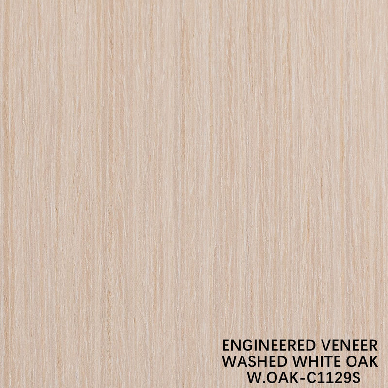 Gewaschenes Eichenholz Veneer 0,15-0,55 mm Dicke angepasst für Hotel und Heimdekoration China macht W.OAK-161S / 1129S / 1162C / 1607C