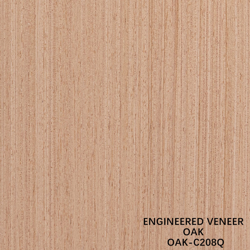 American Oak Engineered Wood Veneer Quarter Slice Cut 0,5 mm Dicke für Tür und Schrank