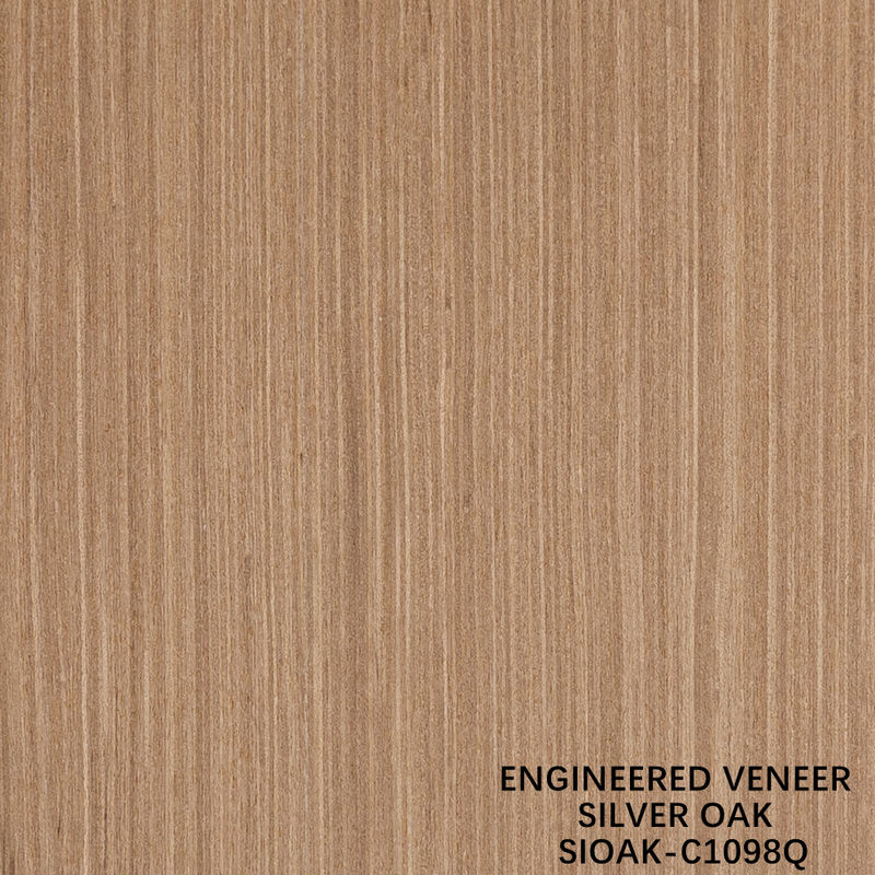 Verarbeitete Holz Veneer Viertel Schnitt von Silber Eichenblatt Dicke 0,4 mm für für Schranken
