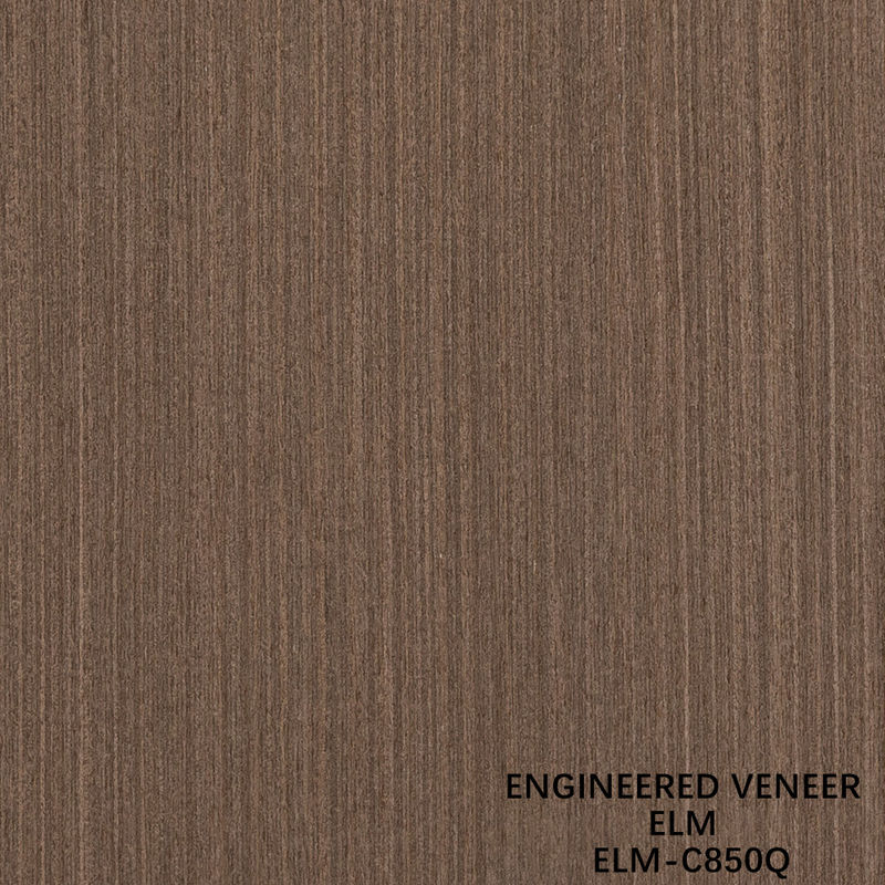 0.5mm Verarbeitete Elmholz Veneer-Blatt für schicke Platten 2500-3100mm Verlängerte Viertelschnitt Farbe braun