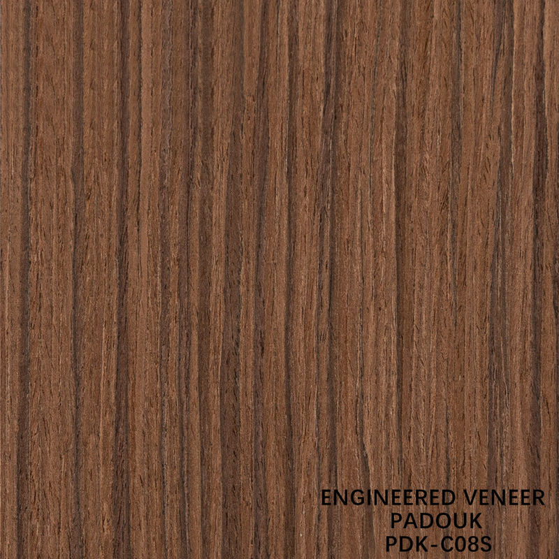 Edelfurnier aus technischem Holz von Quandong, Stärke 0,18-0,6 mm, für Hoteldekoration, kann angepasst werden PDK-08S/08C
