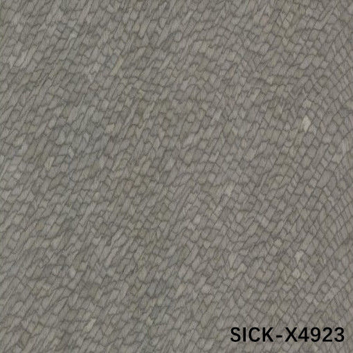 High-End Custom SI.CK-X4923 Technisches Holz Veneer Silber Krokodil Haut Gitter Textur für schicke Platten