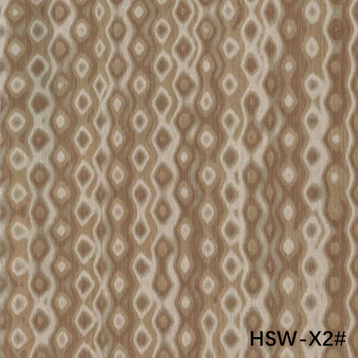 High-End rekonstituiertes Holz Veneer Quadrat Holz HSW-X2# angepasst 0,55mm Für Wandplatten China OEM-Fabrik