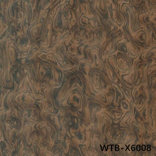 Modifiziertes Holzfurnier aus Walnussbrust 0,35-0,52 mm WTB-X6008 für Schifffahrt und Yacht