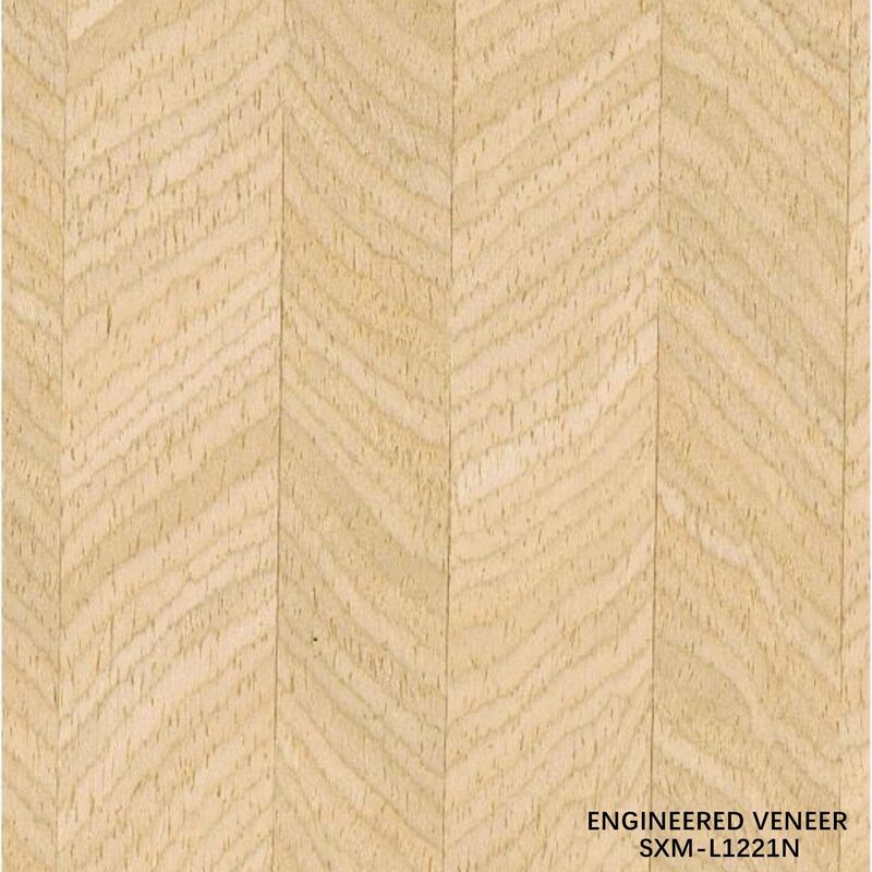 SXM-L1221N Spezielle Textur-Recon-Holzfurnierfabrik, Großhandel mit hochwertigem Furnier für die Dekoration von Holztüren und Schrankoberflächen, 0,40 mm Dicke