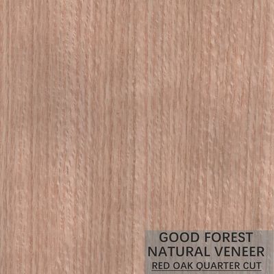 Geräuchertes rote Eichen-Furnierholz/natürliches Furnier-Blattsperrholz-Viertel schnitten FSC
