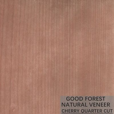 Dekorations-natürliche Cherry Veneer Quarter Cut Smoked-Farbe populär