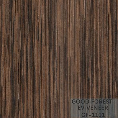 Ausgeführtes Furnierholz Wenge-Huhn Wing Wood Veneer 2500*640 Millimeter