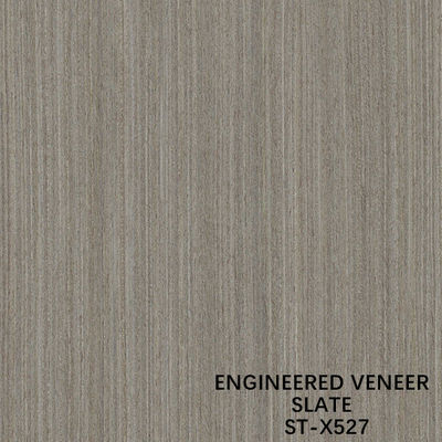 Fantastische neu angeordnete dunkle Grey Fineline Straight Grain For Innentüren der Schiefer-Furnierholz-Walnuss-X527 der guten Qualität