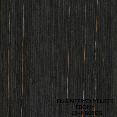 Türgesichtsimulation Ebenholzfurnier H808DS, gerade Maserung, doppelte Farbe, 2500–3100 mm