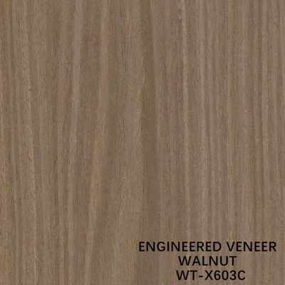 ISO-Technik Holz Veneer Crown Cut Braune Farbe für Tür und Schrank Gesicht WT-X603C