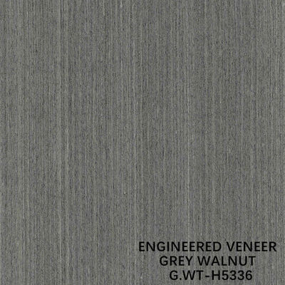 Technische Walnussholz Veneer Silber Farbe Gerade Feinlinie Getreide für Tür und Schrank Gesicht WT-H5336