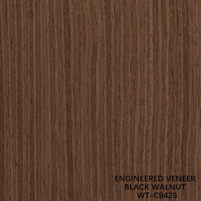 Technische Walnussholz Veneer Viertelschnitt vertikaler Korn WT-C942S / 943S / 983S / 992S Für Innentüren