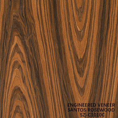 Laminate Santos Rosewood Holz Veneer Krone Korn Dicke kann angepasst werden 0,15-1,8 mm Für Für Schranken Gesicht