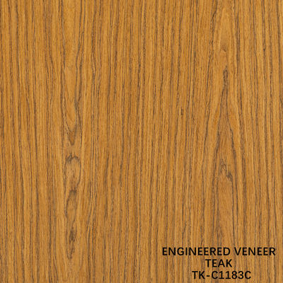 Fancy Rekommosierte Teakholz Veneer Länge 2200mm angepasst für Auto-Interieur Yacat