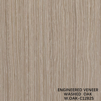 Technisch gefertigtes Holzfurnier Spezial Washed Oak Platte Gerade Maserung 2500-3200mm Vliesrücken Für Türblatt W.OAK-1282S / 1282C / 1327S