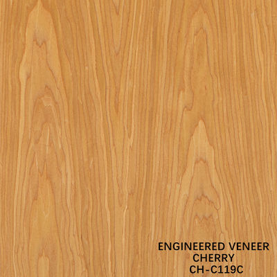Ev Holz Veneer Of Fancy Crown Grain American Cherry 2850mm Länge für Innenräume China Hersteller
