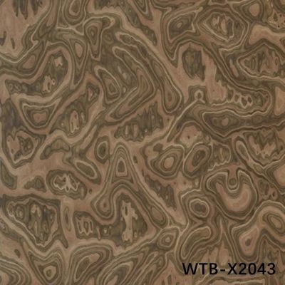 Rekonstituierte Holzfurniere 2500*640mm Schnitt von Holz Burl für Innen Türen können Kundenprobe X2043/X2082/X2833/X8008/X3388 kopieren